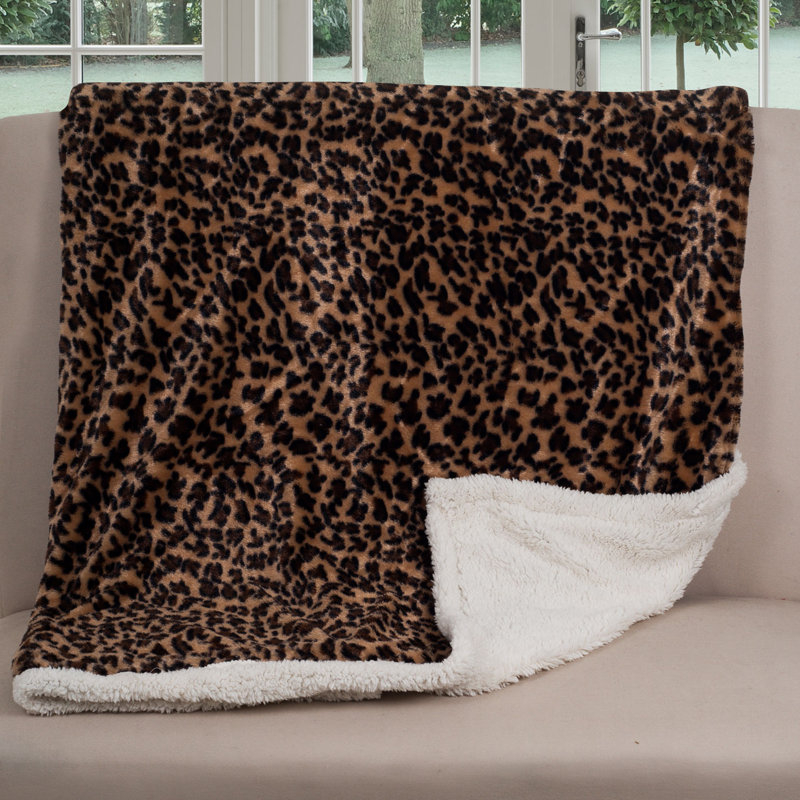 Lavish Home Leopard Throw Blanket & Reviews Wayfair